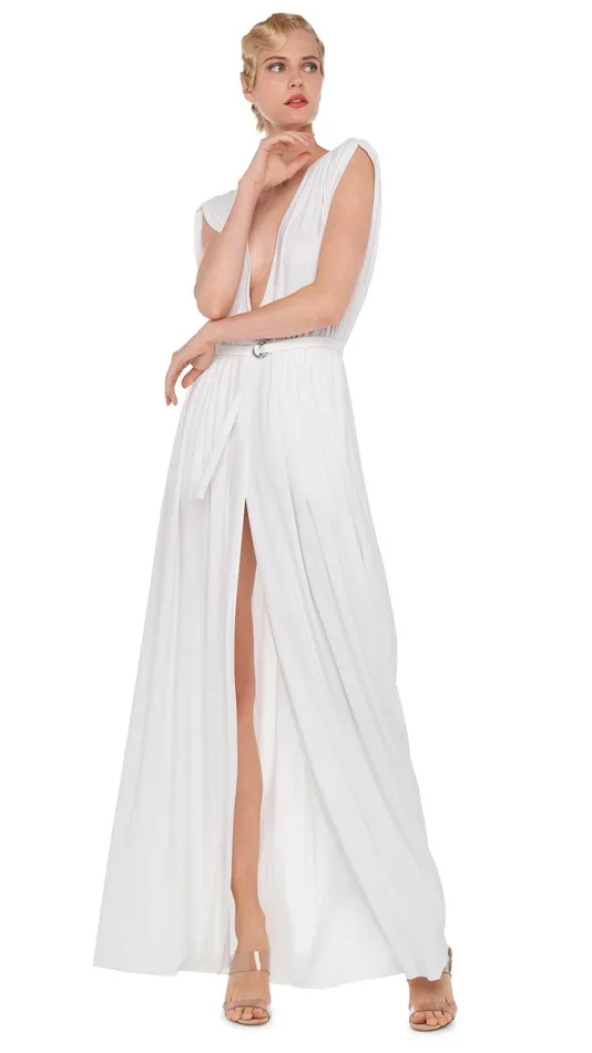 Norma Kamali Dresses ATHENA GOWN Snow White 8211 Clothing