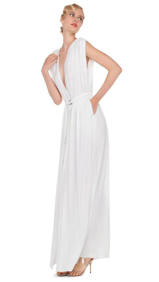 Norma Kamali Dresses ATHENA GOWN Snow White 8211 Clothing