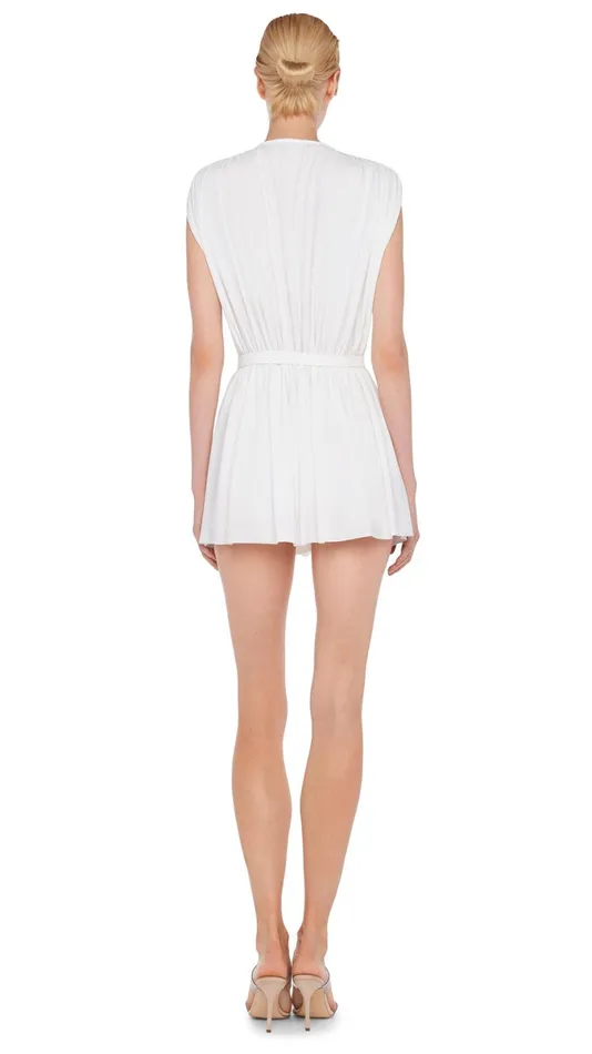 Norma Kamali Dresses ATHENA PICKLEBALL DRESS Snow White 8211 Clothing