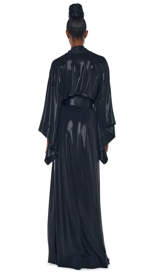 Norma Kamali Jackets ROBE TO FLOOR Black 8211 Clothing