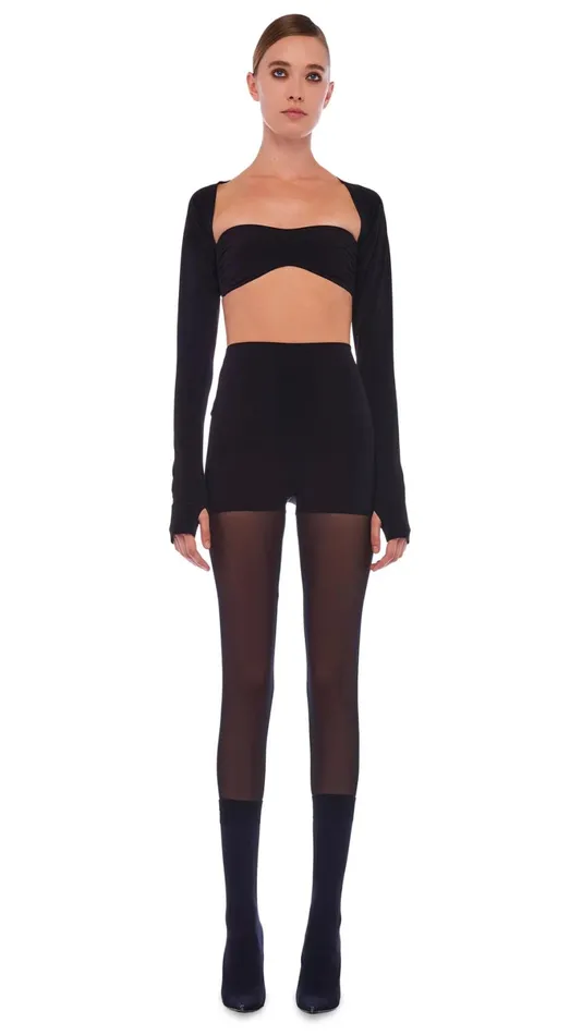 Norma Kamali Jackets SHRUGGIE W THUMBHOLE Black 8211 Clothing