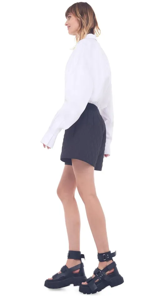 Norma Kamali Tops OVERSIZE BF NK BODYSUIT White 8211 Clothing