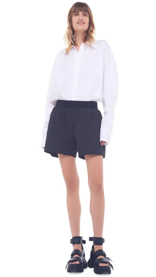 Norma Kamali Tops OVERSIZE BF NK BODYSUIT White 8211 Clothing