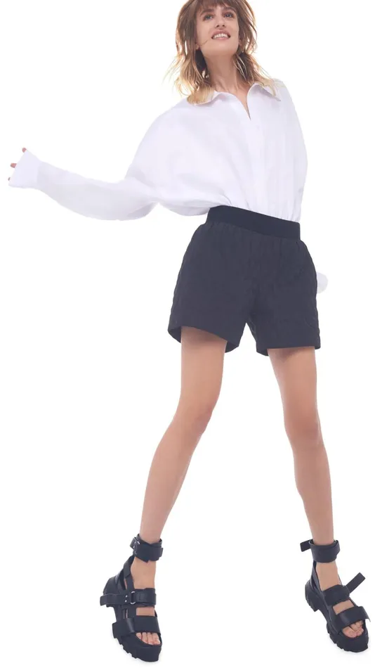 Norma Kamali Tops OVERSIZE BF NK BODYSUIT White 8211 Clothing