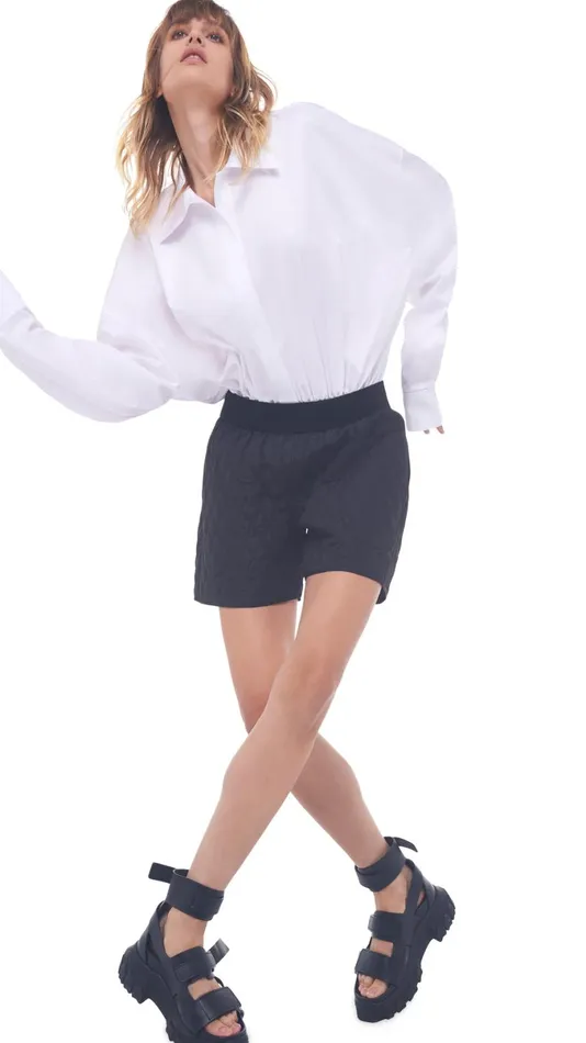Norma Kamali Tops OVERSIZE BF NK BODYSUIT White 8211 Clothing