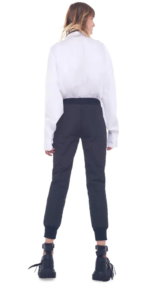 Norma Kamali Tops OVERSIZE BF NK BODYSUIT White 8211 Clothing