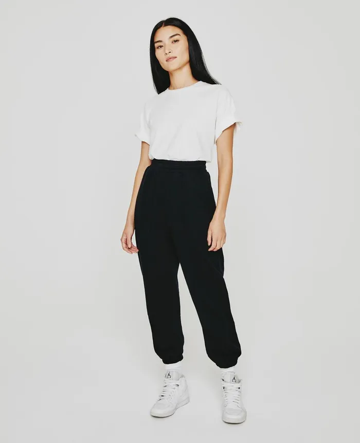 Nova Sweatpant True Black Women AG Jeans Sweatpants