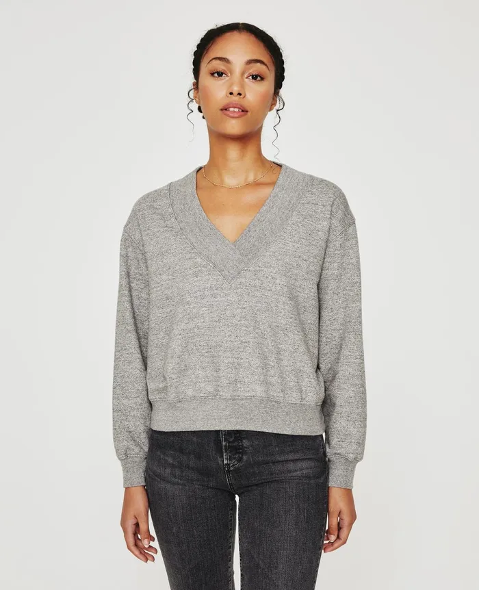 Nova Vee Heather Grey Women AG Jeans Sweatshirts