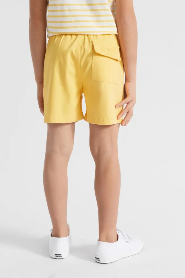 Occasion Boy Seed Heritage Core Logo Short Sunshine Yellow