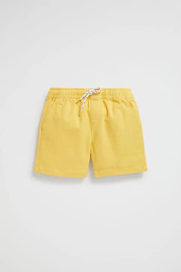 Occasion Boy Seed Heritage Core Logo Short Sunshine Yellow