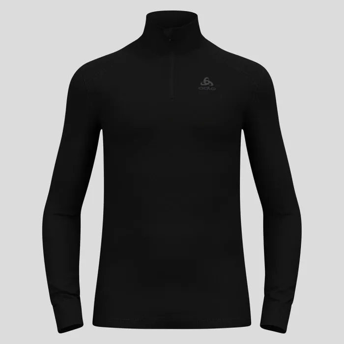 Odlo Base Layers The Active Warm Base Layer HalfZip Black 8211 Men
