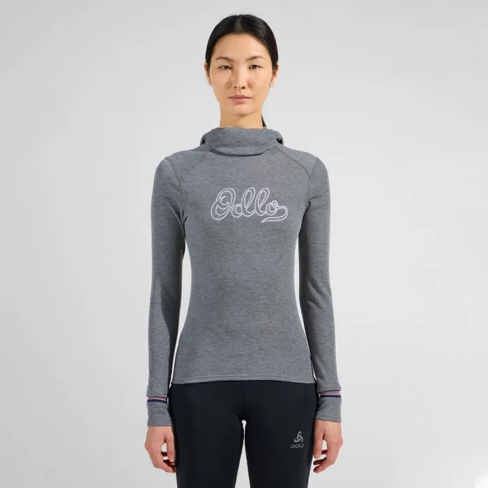 Odlo Base Layers The Active Warm Originals Base Layer With Facemask Odlo Steel Grey Melange 8211 Women Odlo Base Layers The Active Warm Originals Base Layer With Facemask Odlo Steel Grey Melange 8211 Women