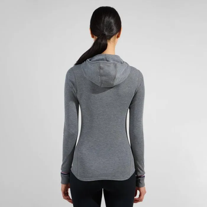 Odlo Base Layers The Active Warm Originals Base Layer With Facemask Odlo Steel Grey Melange 8211 Women