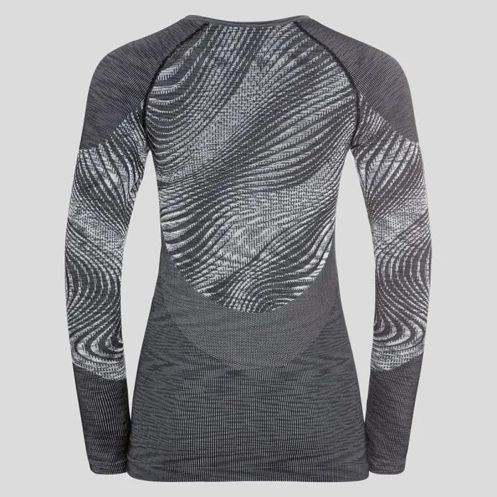 Odlo Base Layers The Blackcomb Base Layer Top Black 8211 Space Dye 8211 Women