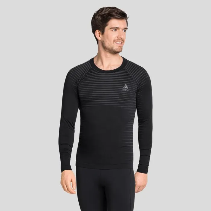 Odlo Base Layers The Performance Light Long Sleeve Base Layer Top Black 8211 Men Odlo Base Layers The Performance Light Long Sleeve Base Layer Top Black 8211 Men