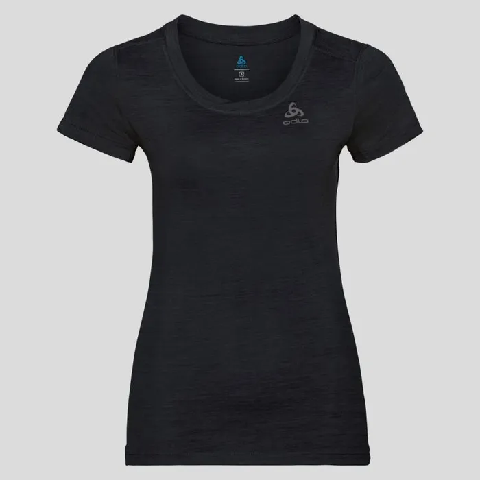 Odlo Base Layers The Performance Wool Light Short Sleeve Base Layer Top Black 8211 Women