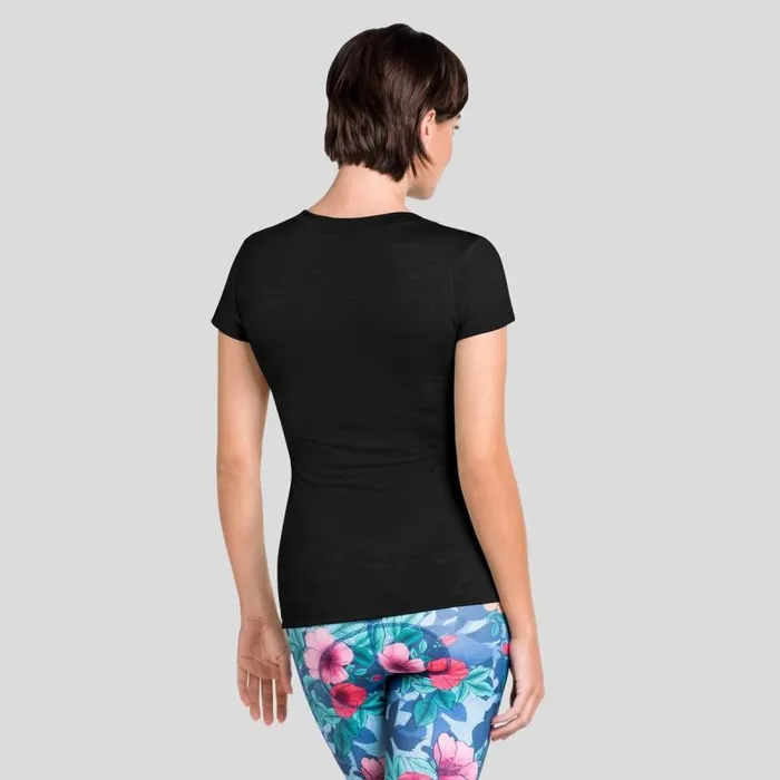 Odlo Base Layers The Performance Wool Light Short Sleeve Base Layer Top Black 8211 Women