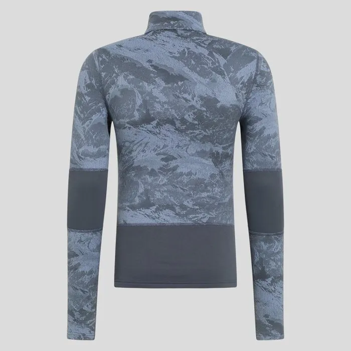 Odlo Base Layers The Whistler Base Layer HalfZip Folkstone Gray 8211 India Ink 8211 Men