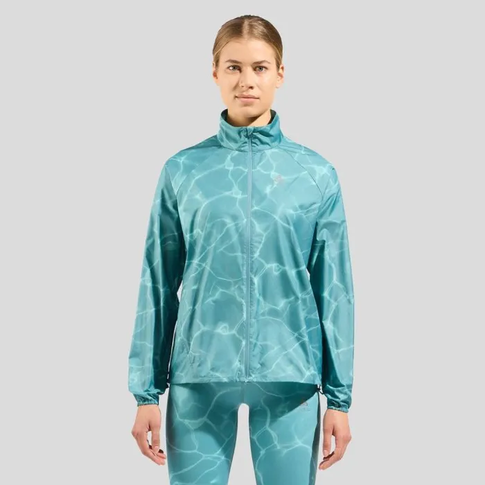 Odlo Jackets and Vests The Pow Zeroweight Running Jacket Arctic 8211 Women