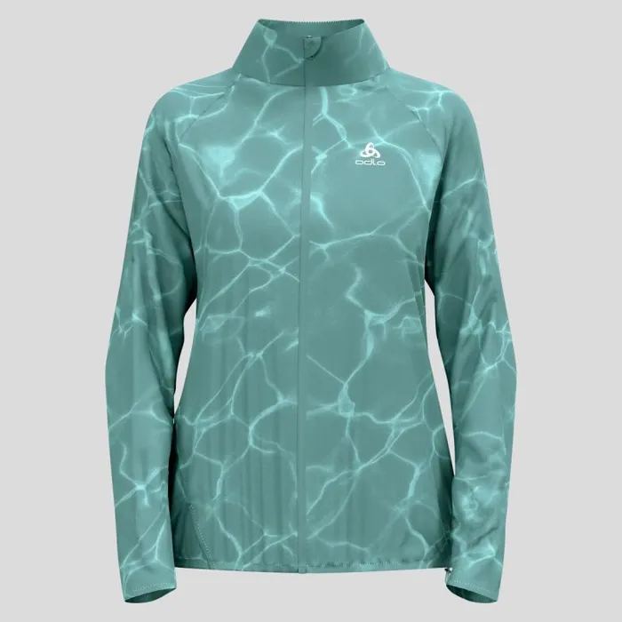 Odlo Jackets and Vests The Pow Zeroweight Running Jacket Arctic 8211 Women