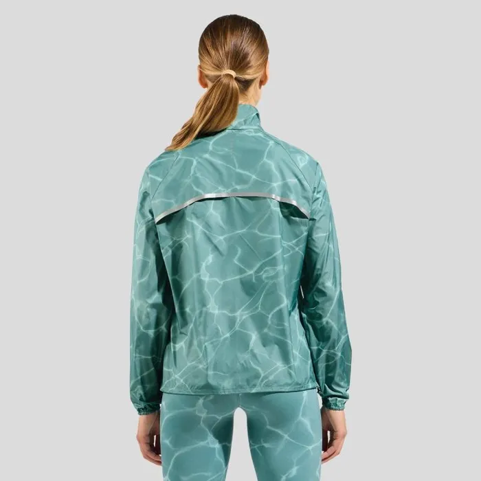 Odlo Jackets and Vests The Pow Zeroweight Running Jacket Arctic 8211 Women