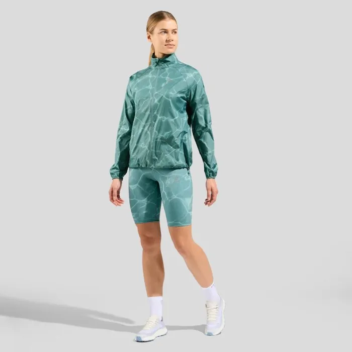 Odlo Jackets and Vests The Pow Zeroweight Running Jacket Arctic 8211 Women