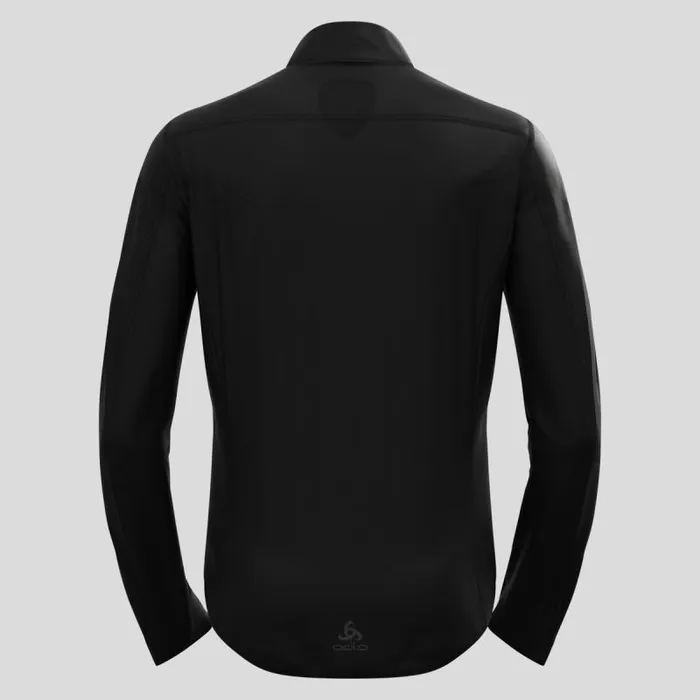 Odlo Jackets and Vests The Zeroweight Dual Dry Performance Knit Waterproof Cycling Jacket Black 8211 Men