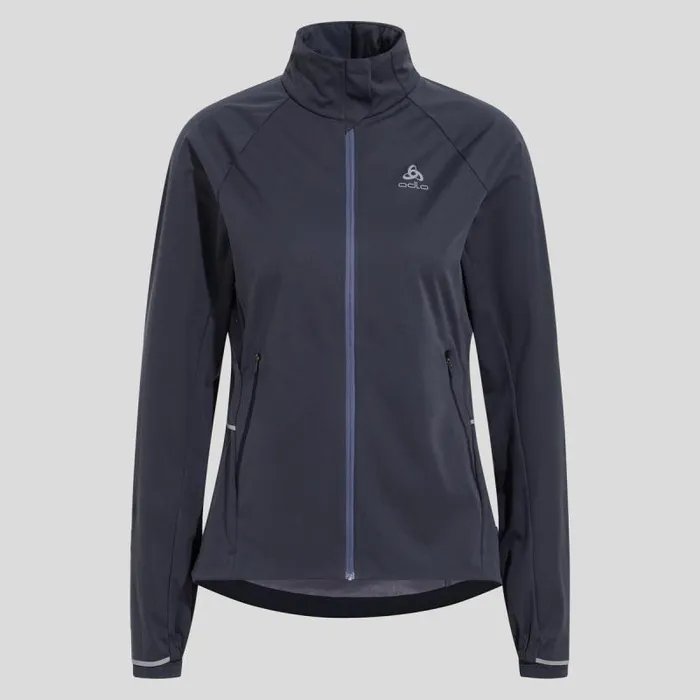 Odlo Jackets and Vests The Zeroweight Pro Warm Running Jacket India Ink 8211 Women