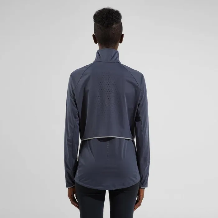 Odlo Jackets and Vests The Zeroweight Pro Warm Running Jacket India Ink 8211 Women