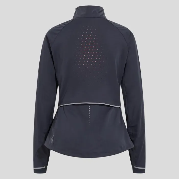Odlo Jackets and Vests The Zeroweight Pro Warm Running Jacket India Ink 8211 Women