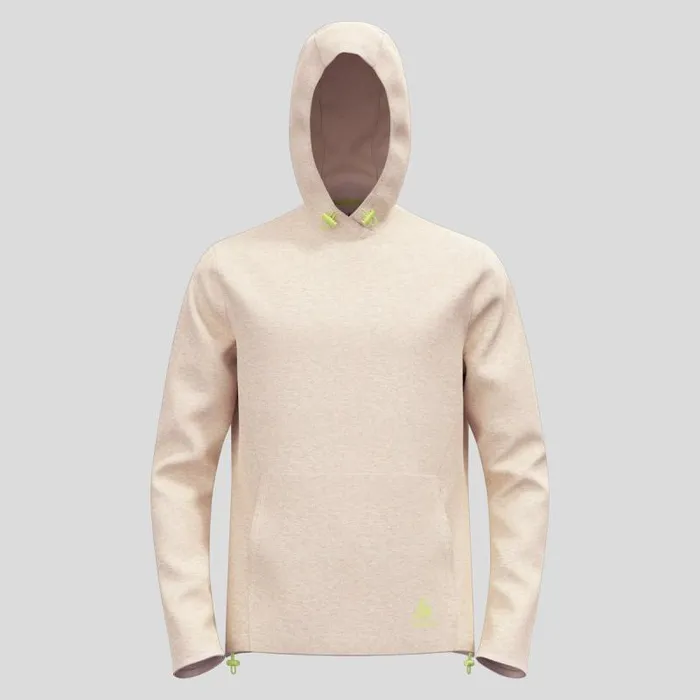 Odlo Mid Layers and Longsleeves The Active 365 Knit Hoody Silver Cloud Melange 8211 Men