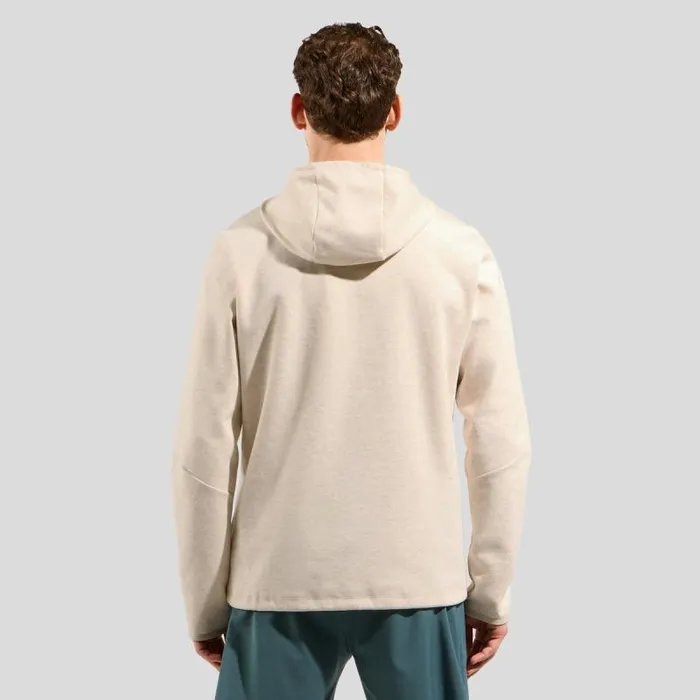 Odlo Mid Layers and Longsleeves The Active 365 Knit Hoody Silver Cloud Melange 8211 Men
