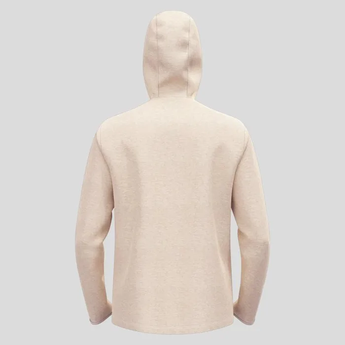 Odlo Mid Layers and Longsleeves The Active 365 Knit Hoody Silver Cloud Melange 8211 Men