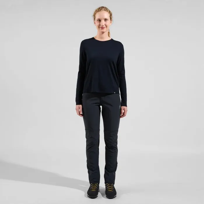 Odlo Mid Layers and Longsleeves The Ascent 365 Merino 200 Long Sleeve Black 8211 Women