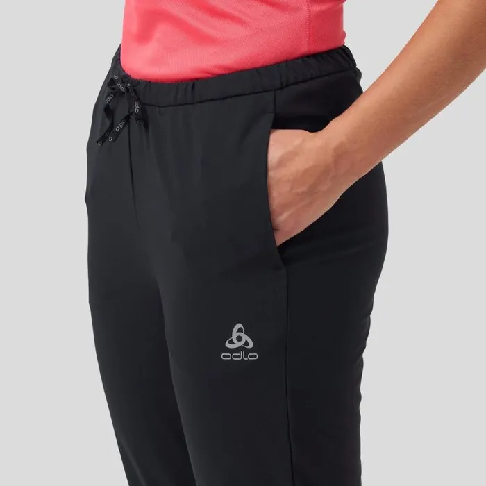 Odlo Pants and Tights The Essentials Woven Running Pants Black 8211 Women
