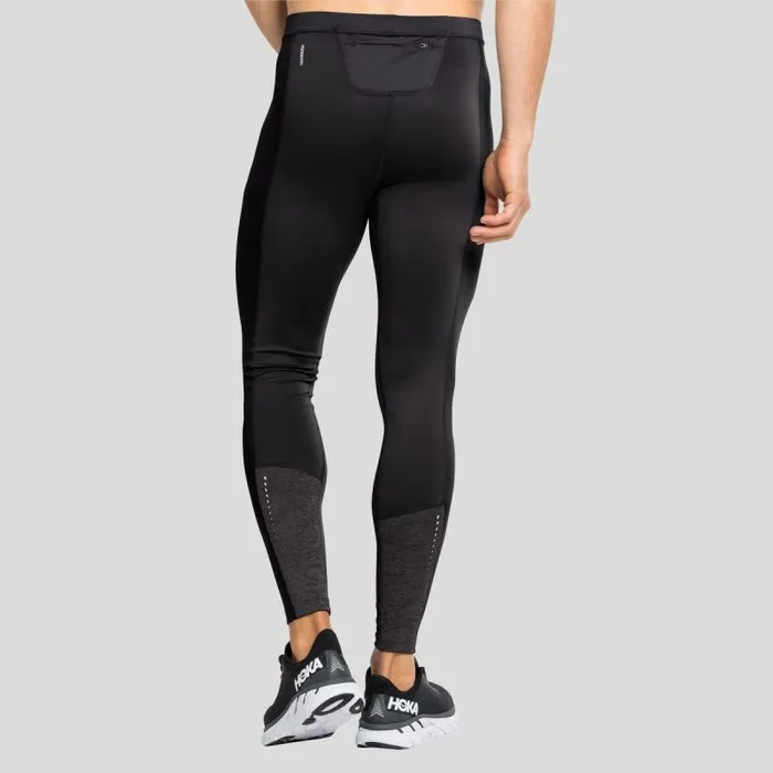 Odlo Pants and Tights The Run Easy Yakwarm Tights Black 8211 Men