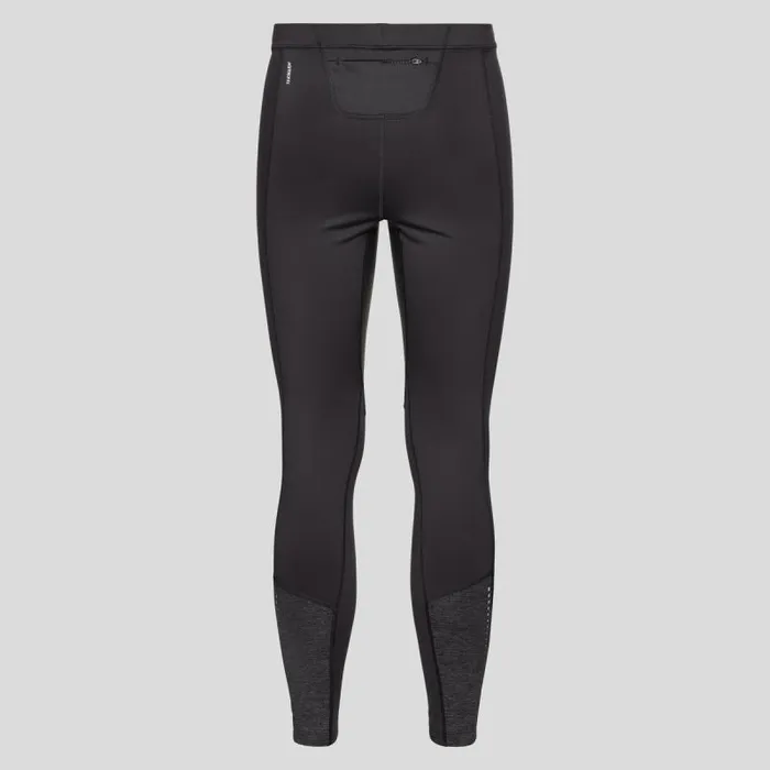 Odlo Pants and Tights The Run Easy Yakwarm Tights Black 8211 Men
