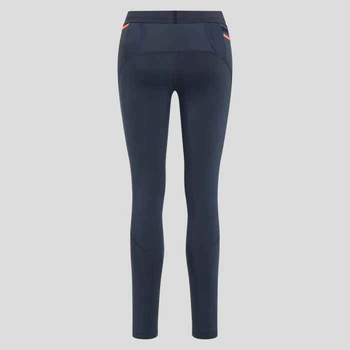 Odlo Pants and Tights The XAlp Winter Running Tights India Ink 8211 Live Wire 8211 Women