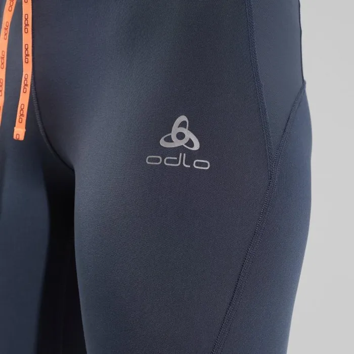 Odlo Pants and Tights The XAlp Winter Running Tights India Ink 8211 Live Wire 8211 Women