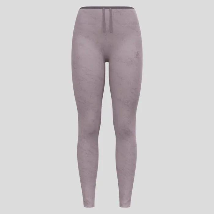 Odlo Pants and Tights The Zeroweight Print Reflective Running Tights Gray Ridge 8211 Women