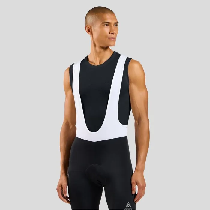 Odlo Shorts The Essentials Cycling Bib Shorts White 8211 Black 8211 Men