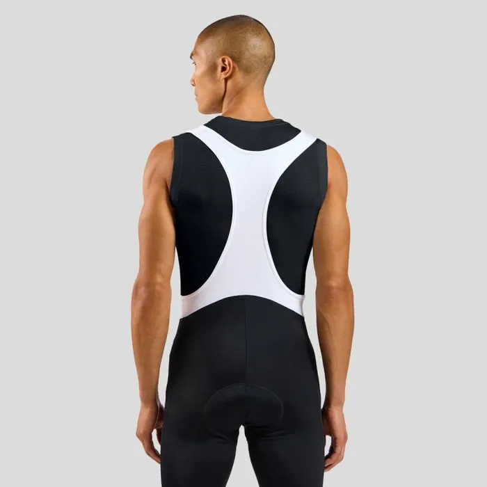 Odlo Shorts The Essentials Cycling Bib Shorts White 8211 Black 8211 Men