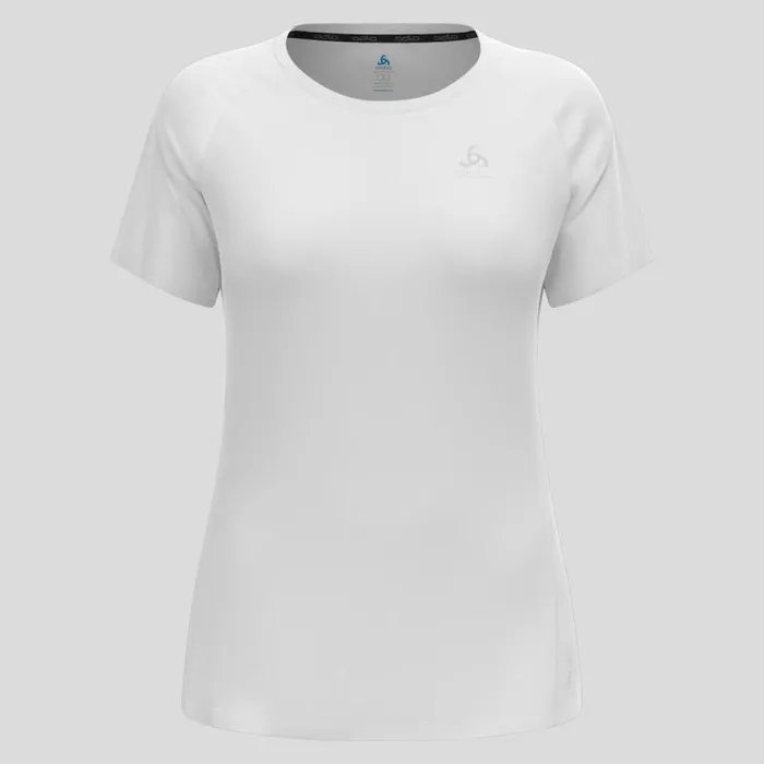 Odlo Tshirts and Polos The Essentials ChillTec Running TShirt White 8211 Women Odlo Tshirts and Polos The Essentials ChillTec Running TShirt White 8211 Women
