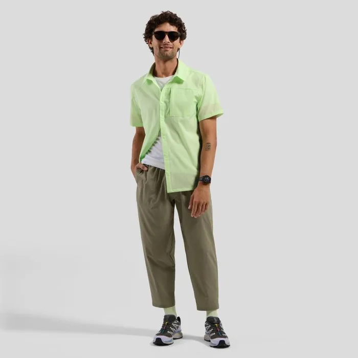 Odlo Tshirts and Polos The Hyper Contrast Short Sleeve Hiking Shirt Ambrosia 8211 Men