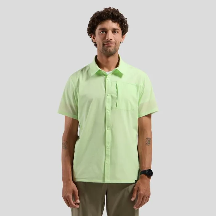 Odlo Tshirts and Polos The Hyper Contrast Short Sleeve Hiking Shirt Ambrosia 8211 Men