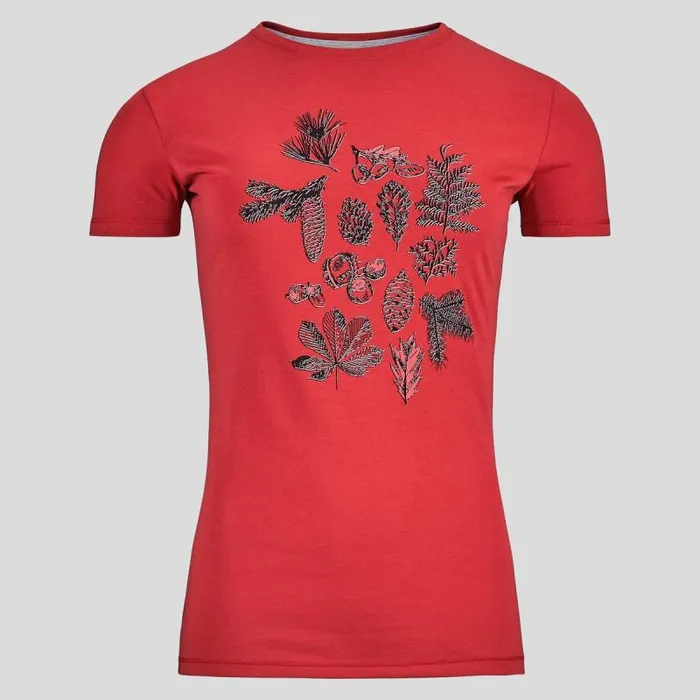 Odlo Tshirts and Polos The Kumano Forest TShirt American Beauty 8211 Women