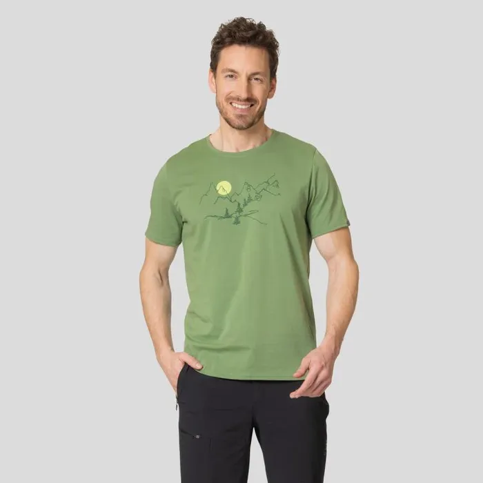 Odlo Tshirts and Polos The Nikko Landscape TShirt Loden Frost 8211 Men
