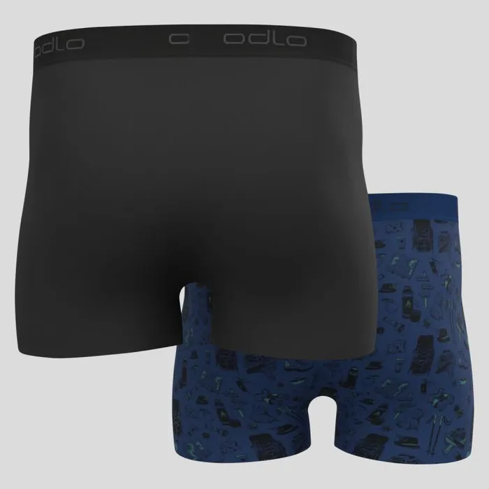 Odlo Underwear The Active FDry Graphic 2 Pack Black 8211 Limoges 8211 Men