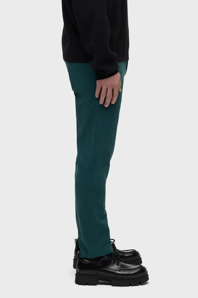 Pants Men Hudson Jeans Classic Slim Straight Chino Deep Teal Pants Men Hudson Jeans Classic Slim Straight Chino Deep Teal