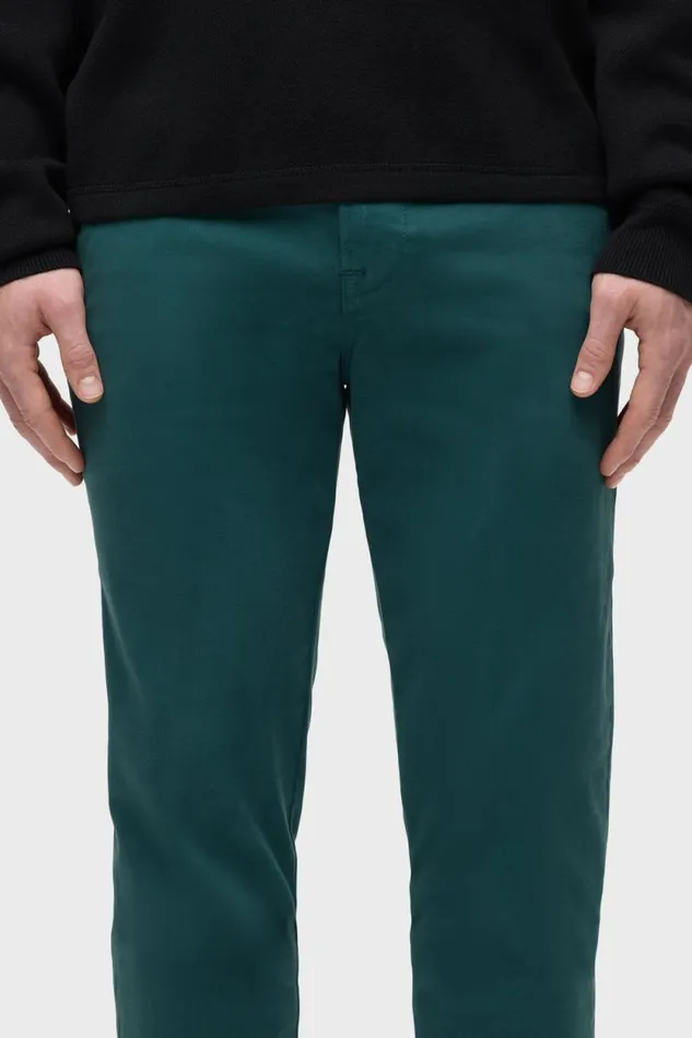 Pants Men Hudson Jeans Classic Slim Straight Chino Deep Teal Pants Men Hudson Jeans Classic Slim Straight Chino Deep Teal